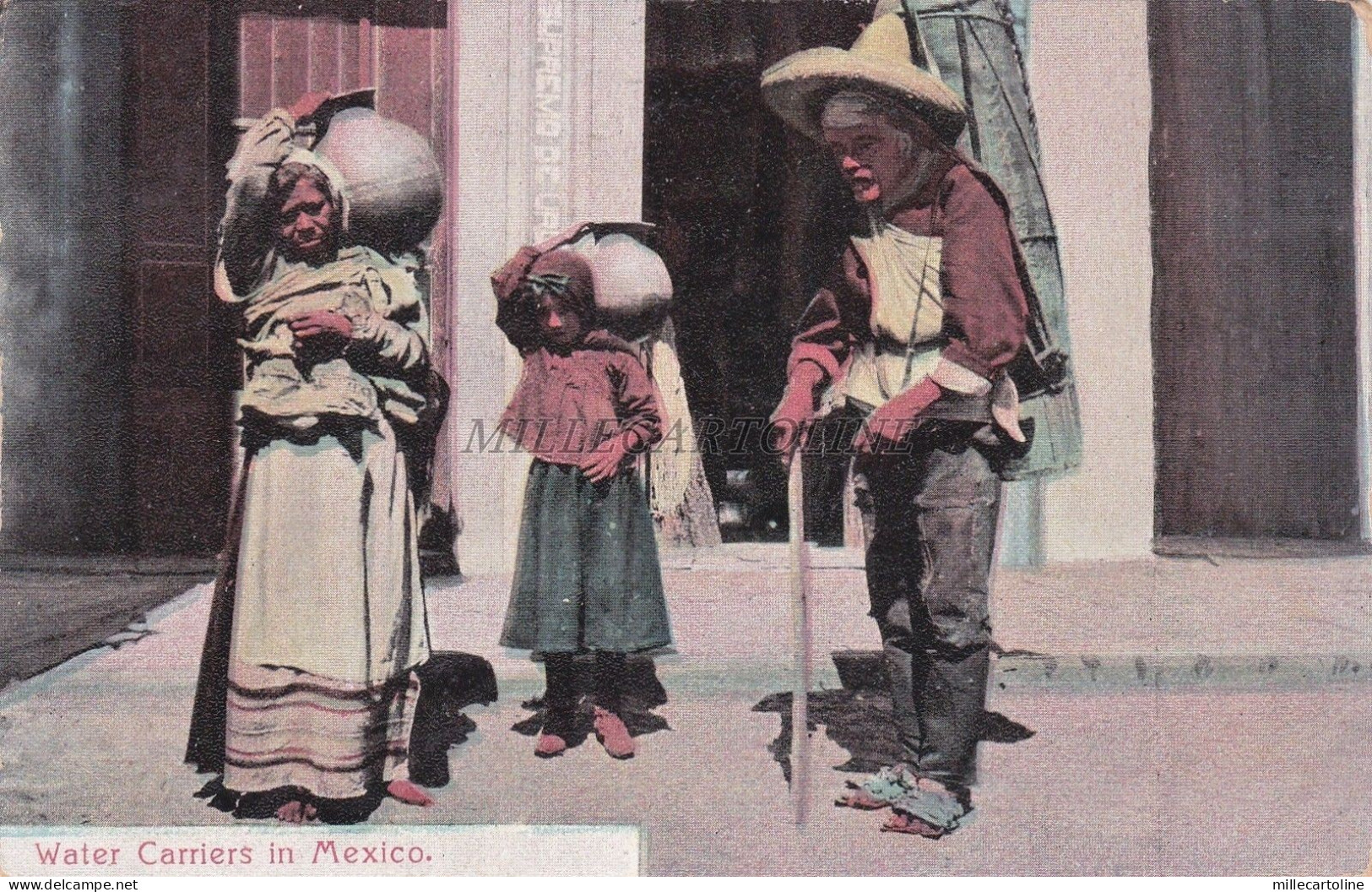 MEXICO - Water Carriers 1914