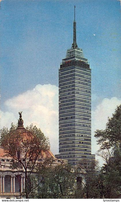 B188 Mexico Torre Latino Americana Mexico City vintage postcard