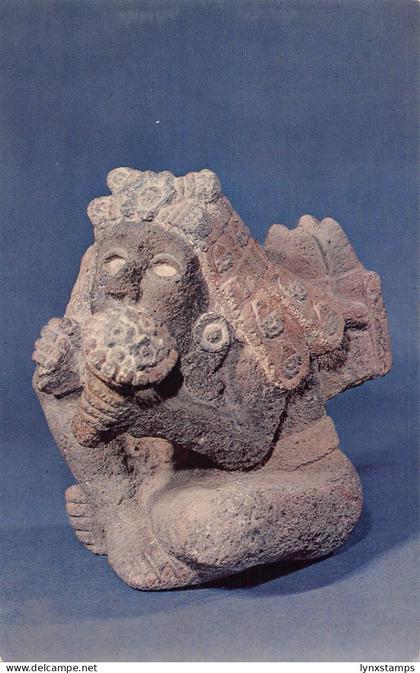 B188 Mexico Xochipilli Sculpture Mexico Aztec Culture vintage postcard