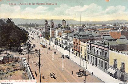 CIUDAD DE MÉXICO - Avenida de los Hombres Ilustres (I) - Ed. Latapi y Bert