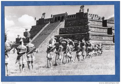 CPA - MEXICO - Danzantes del Sol - Teotihuacan - San Martín de las Pirámides - Danse Piramide Costume Maya Mayan