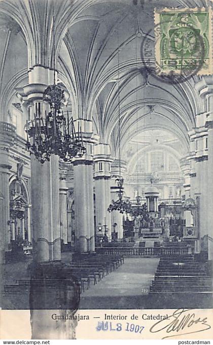 México - GUADALAJARA - Interior de la Catedral - Ed. desconocido
