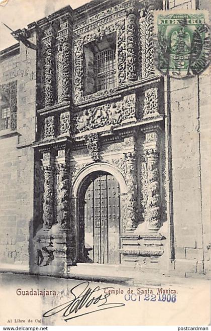 México - GUADALAJARA - Templo de Santa Monica - Ed. Al Libro de Caja