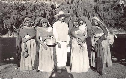 México - IXMIQUILPAN - Familia Otomier - REAL PHOTO - Ed. Posta Mex 1107
