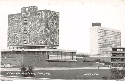 México - MEXICO D. F. - Ciudad Universitaria - REAL PHOTO - Ed. Gamboa