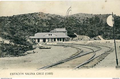 Mexico Oaxaca Salina Cruz Train Station