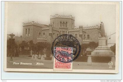 MEXICO  - Plaza Dinamaca. (en 1928)
