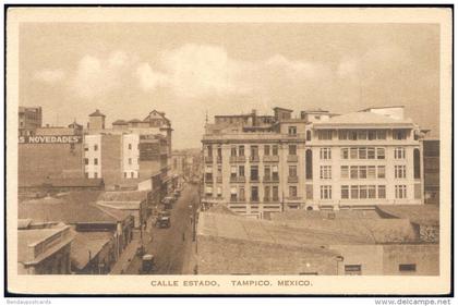 mexico, TAMPICO, Calle Estado (1920s)