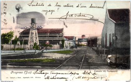 MEXIQUE -- Progreso (Yuc) Estacion del ferrocarril