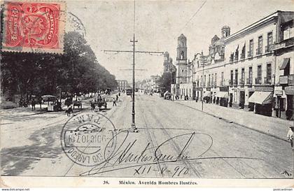 CIUDAD DE MÉXICO - Avenida Hombres Ilustres - Ed. M.F. 38