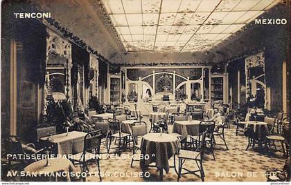 Ciudad México - Tenconi, Salon de The, Pâtisserie Parisienne El Globo, Av. San Francisco y Esq. Coliseo - REAL PHOTO