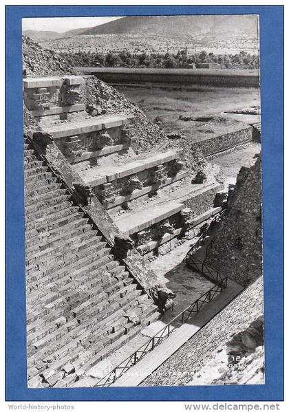 CPA - MEXICO - Templo de QUETZALCOATL - Teotihuacan - San Martín de las Pirámides - Piramide