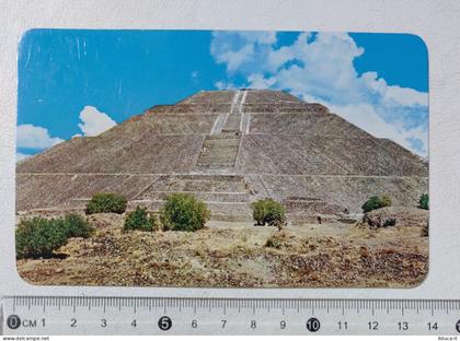 I122577 Cartolina Messico - Piramide del Sol, San Juan Teotihuacan - VG 1977