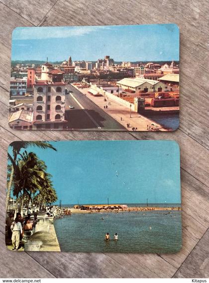 MEXICO set of 2 vintage postcards Mexico