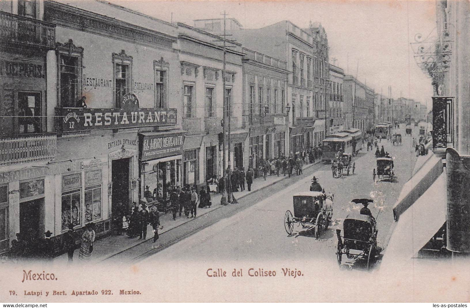 Mexique MEXICO CALLE DEL COLISEO VIEJO