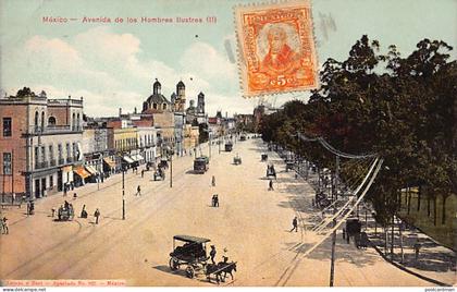 CIUDAD DE MÉXICO - Avenida de los Hombres Ilustres (II) - Ed. Latapi y Bert
