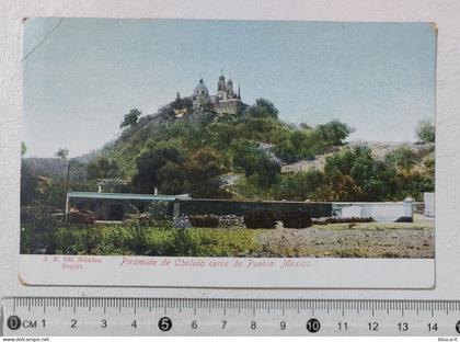 I122578 Cartolina Messico - Piramide de Cholula cerca de Puebla