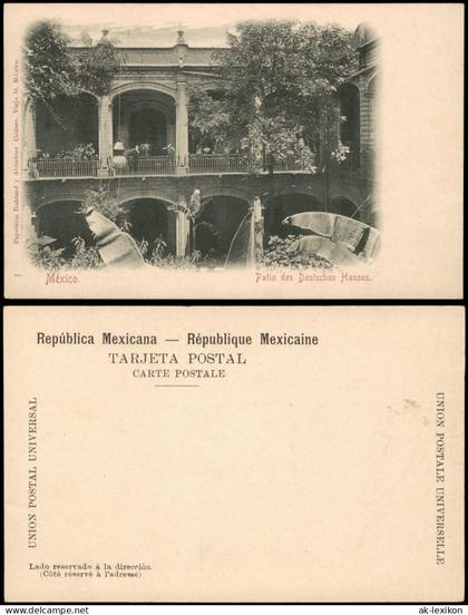 .Mexiko Méjico Mexiko México Méjico Partie am Deutschen Haus 1906