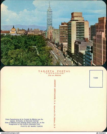 Mexiko-Stadt Ciudad de México (D. F.) Av. Juárez Mexiko-Stadt Ansicht  1965