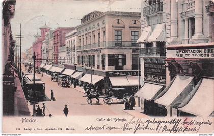 MEXIQUE-MEXICO-calle del Coliseo Viejo