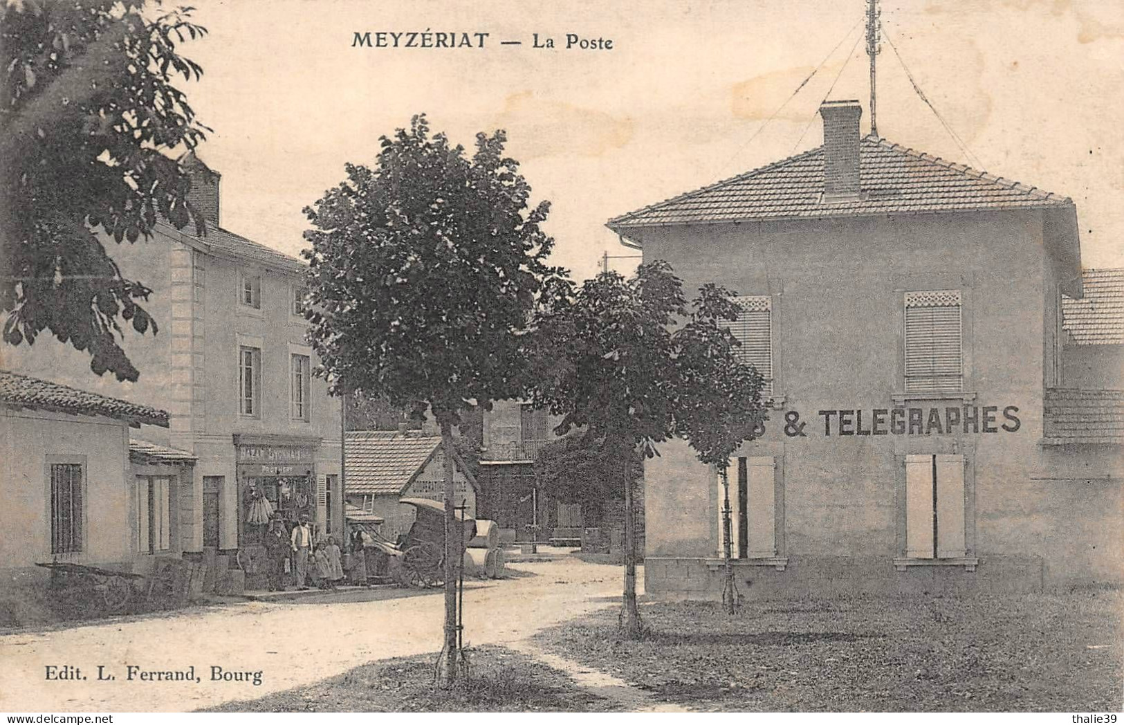 Mézériat canton Châtillon sur Chalaronne poste