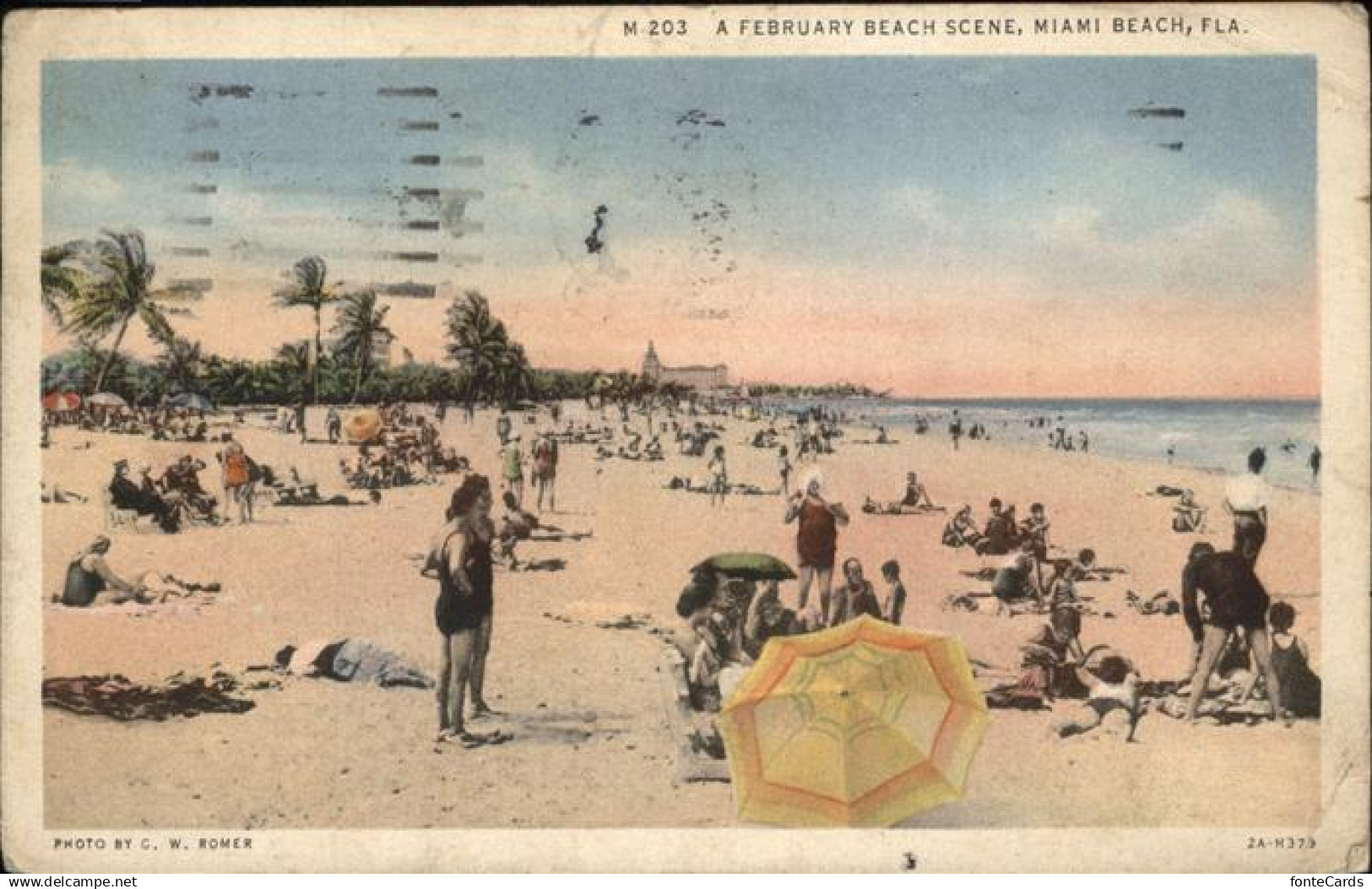 Miami Beach A February Beach Scene
