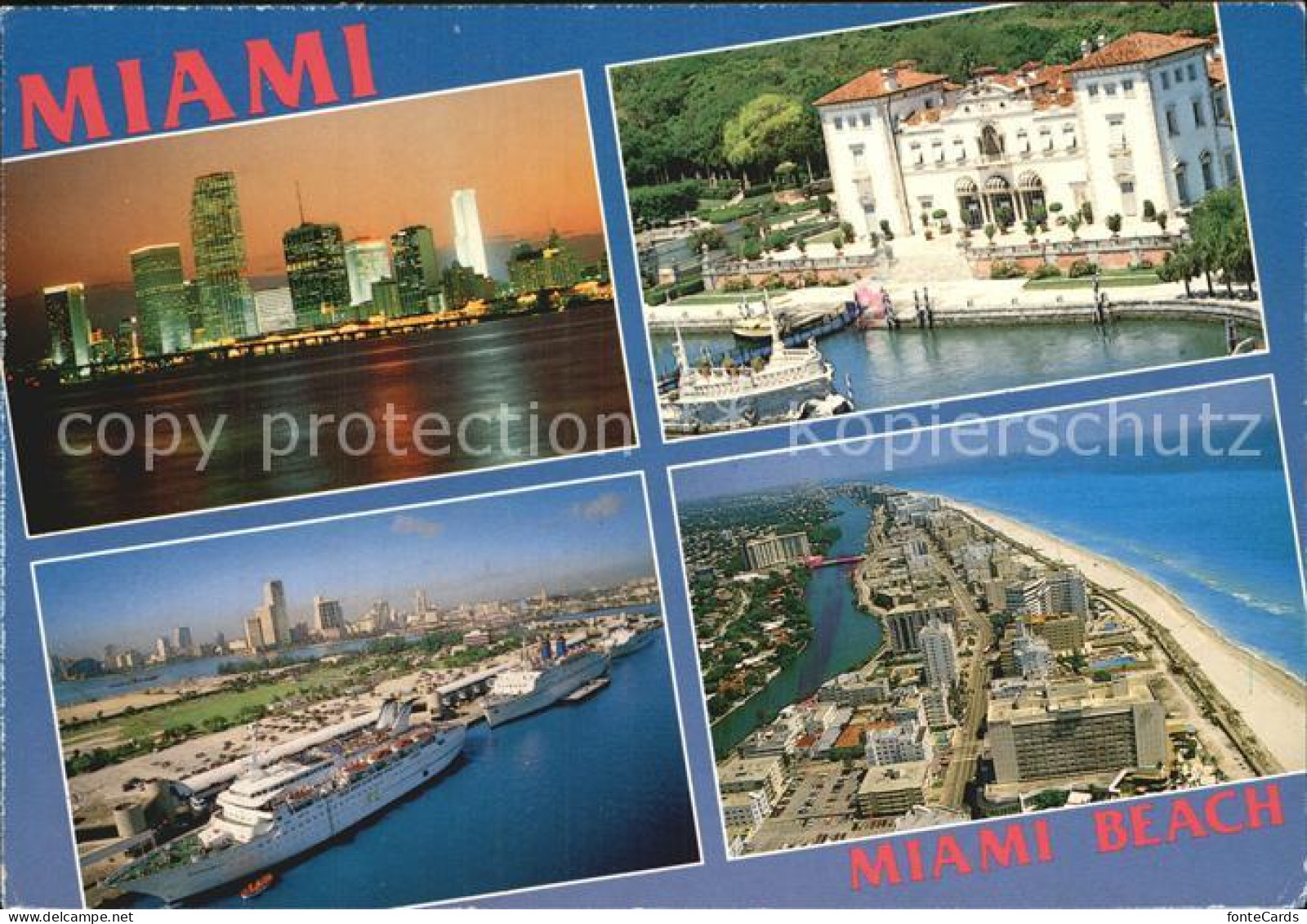 Miami Florida with Miami-Beach Villa-Viscaya