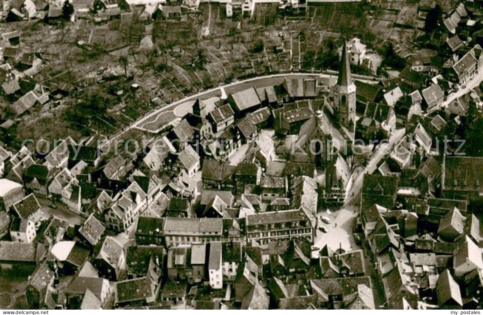 Michelstadt Fliegeraufnahme Alt-Michelstadt