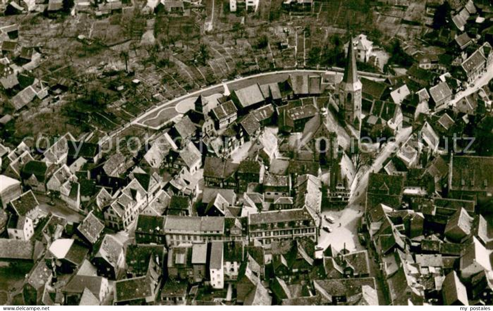 Michelstadt Fliegeraufnahme Alt-Michelstadt