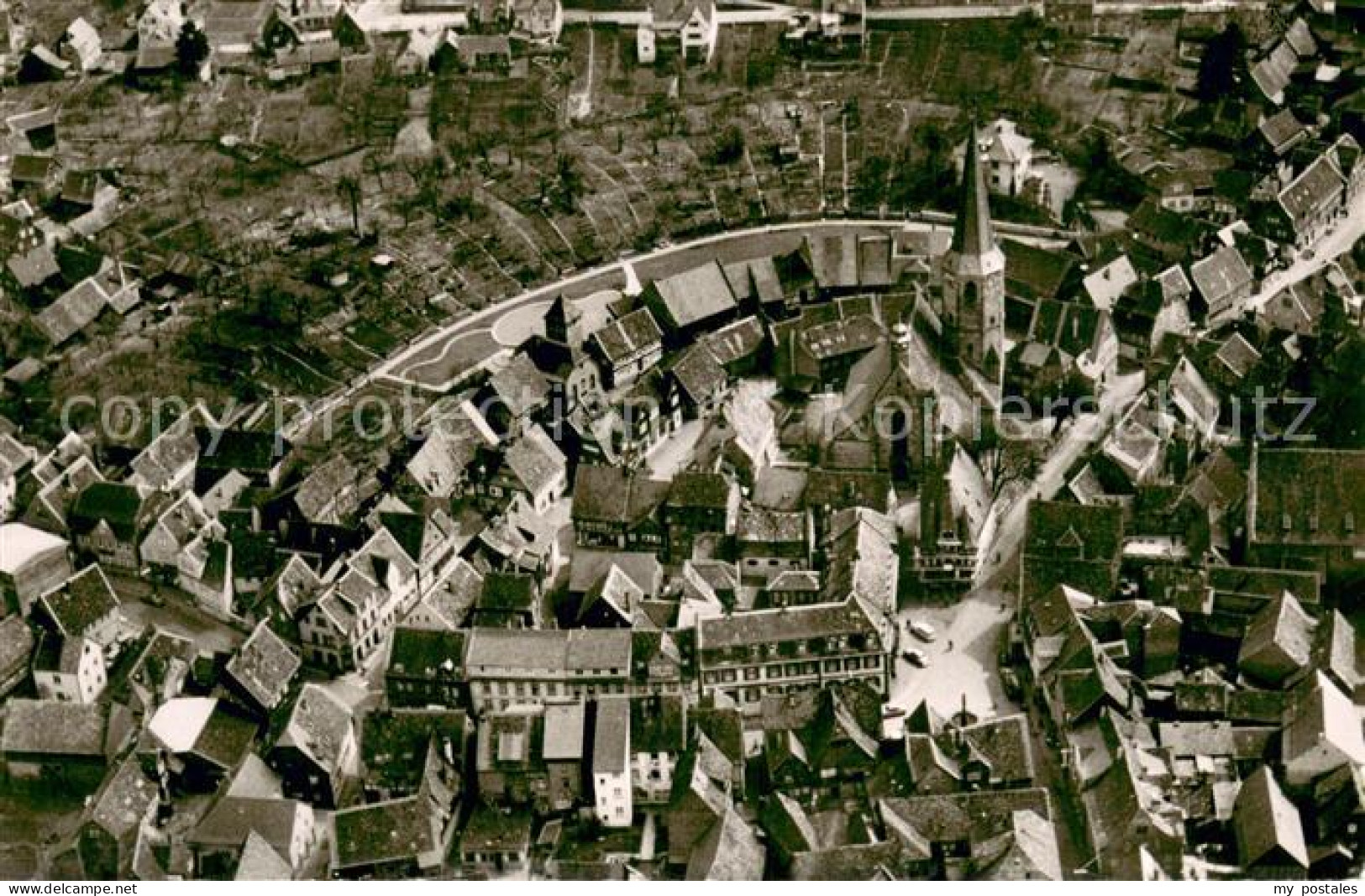 Michelstadt Fliegeraufnahme Alt-Michelstadt