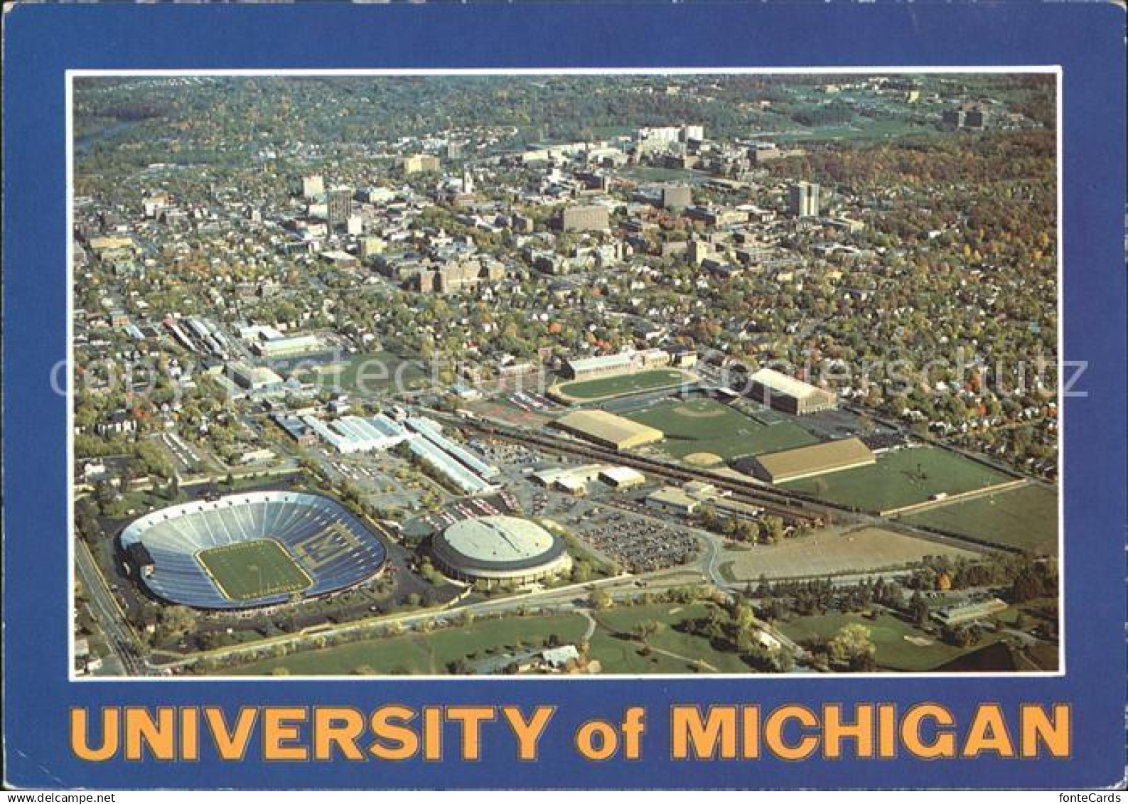 Michigan City Mississippi Fliegeraufnahme University