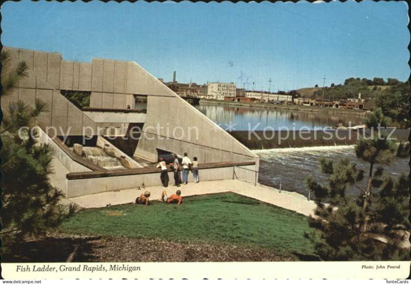 Michigan US-State Fish Ladder Grand Rapids