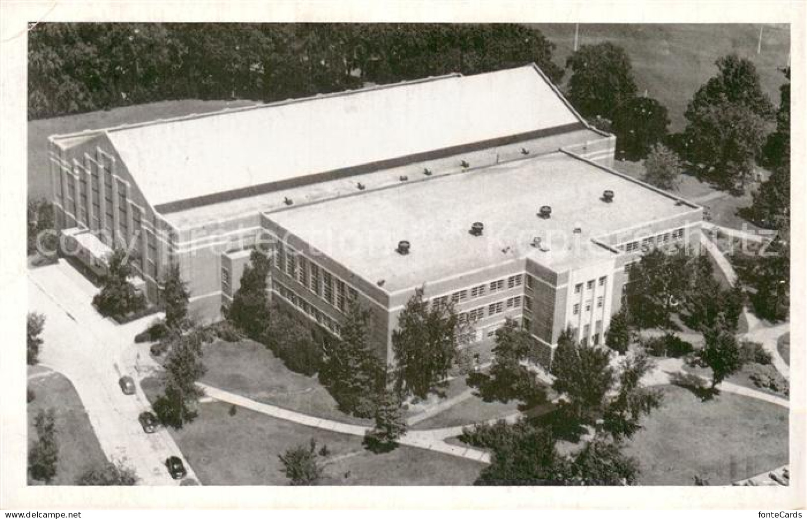 Michigan US-State Jenison Fieldhouse State College East Lansing Air view