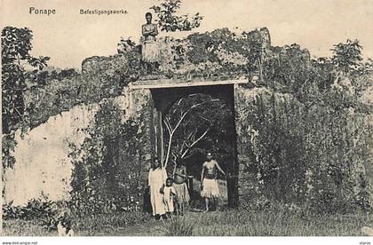 Micronésie - PONAPE - Befestigungswerke