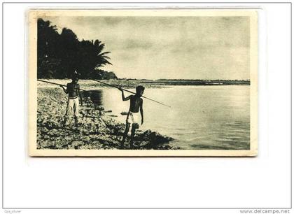 OCEANIE Micronésie, Carolines, Types Canaque, Pecheur, ed Lescuyer, Jésuites Missionaires, 193?
