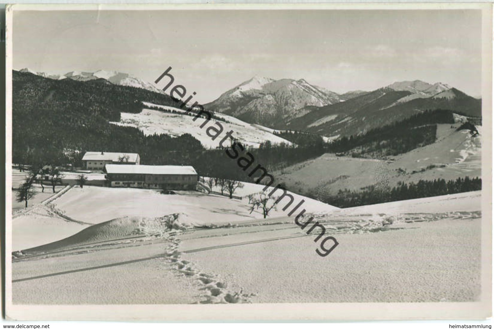 Miesbach - Berghotel Stadelberg - Foto-Ansichtskarte