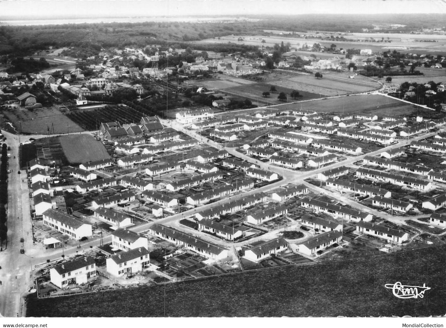 MIKIFP3-016- 78 LES CLAYES SOUS BOIS LES JARDINS DES CLAYES VUE AERIENNE