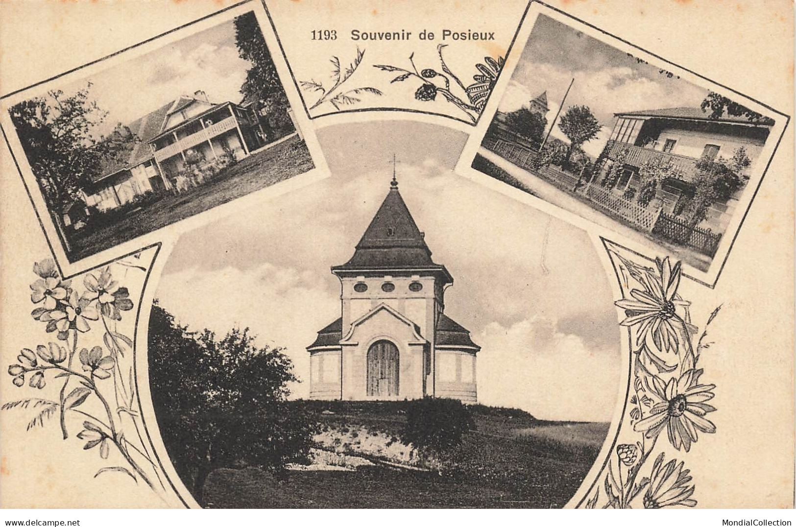 MIKIH- 0451 SUISSE SOUVENIR DE POSIEUX