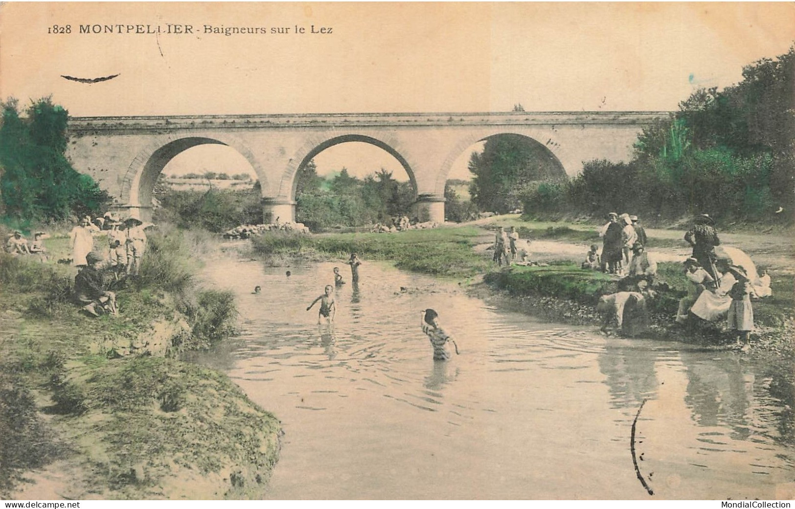 MIKII-0782 34 CASTELNAU LE LEZ  BAIGNEURS SUR LE LEZ