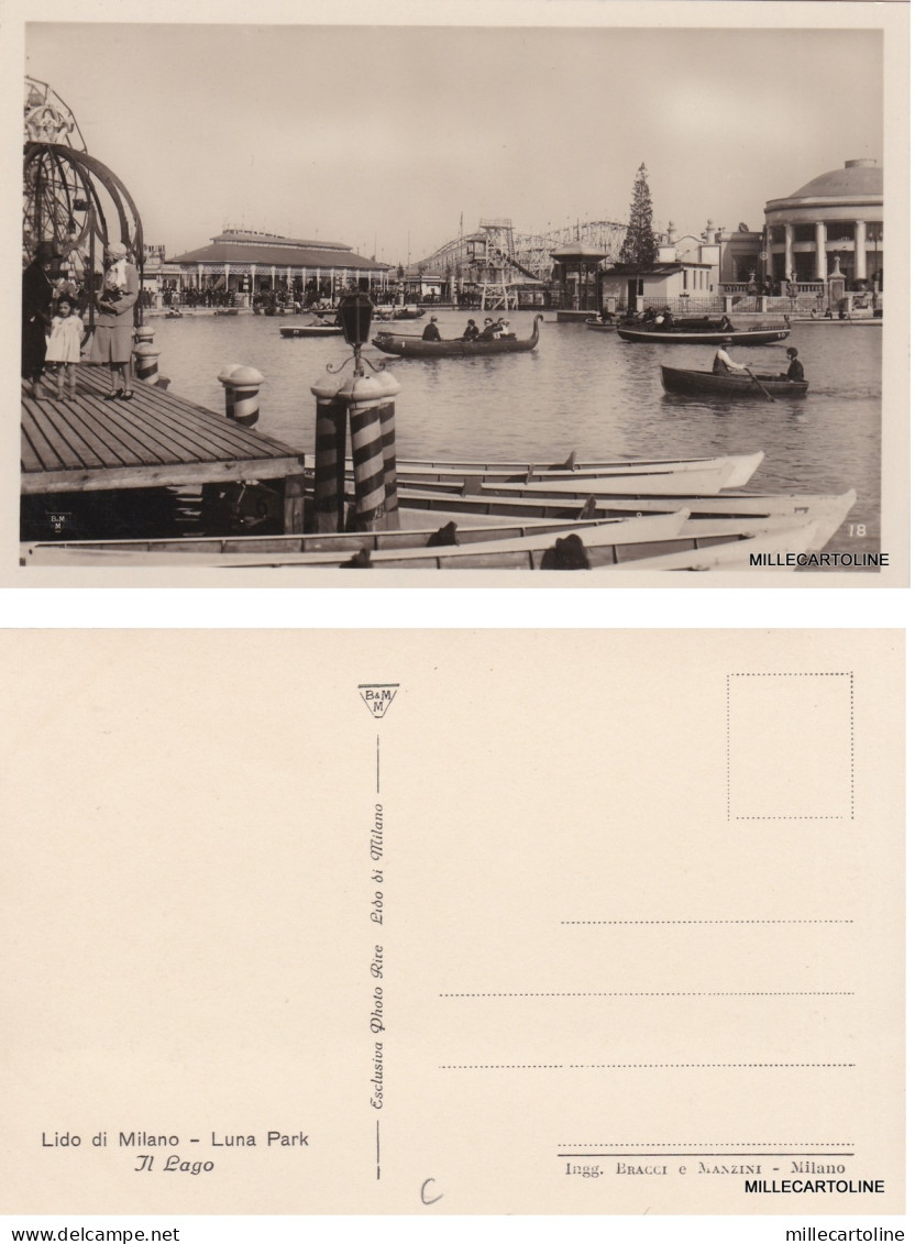 # MILANO: LIDO DI MILANO - LUNA PARK - IL LAGO