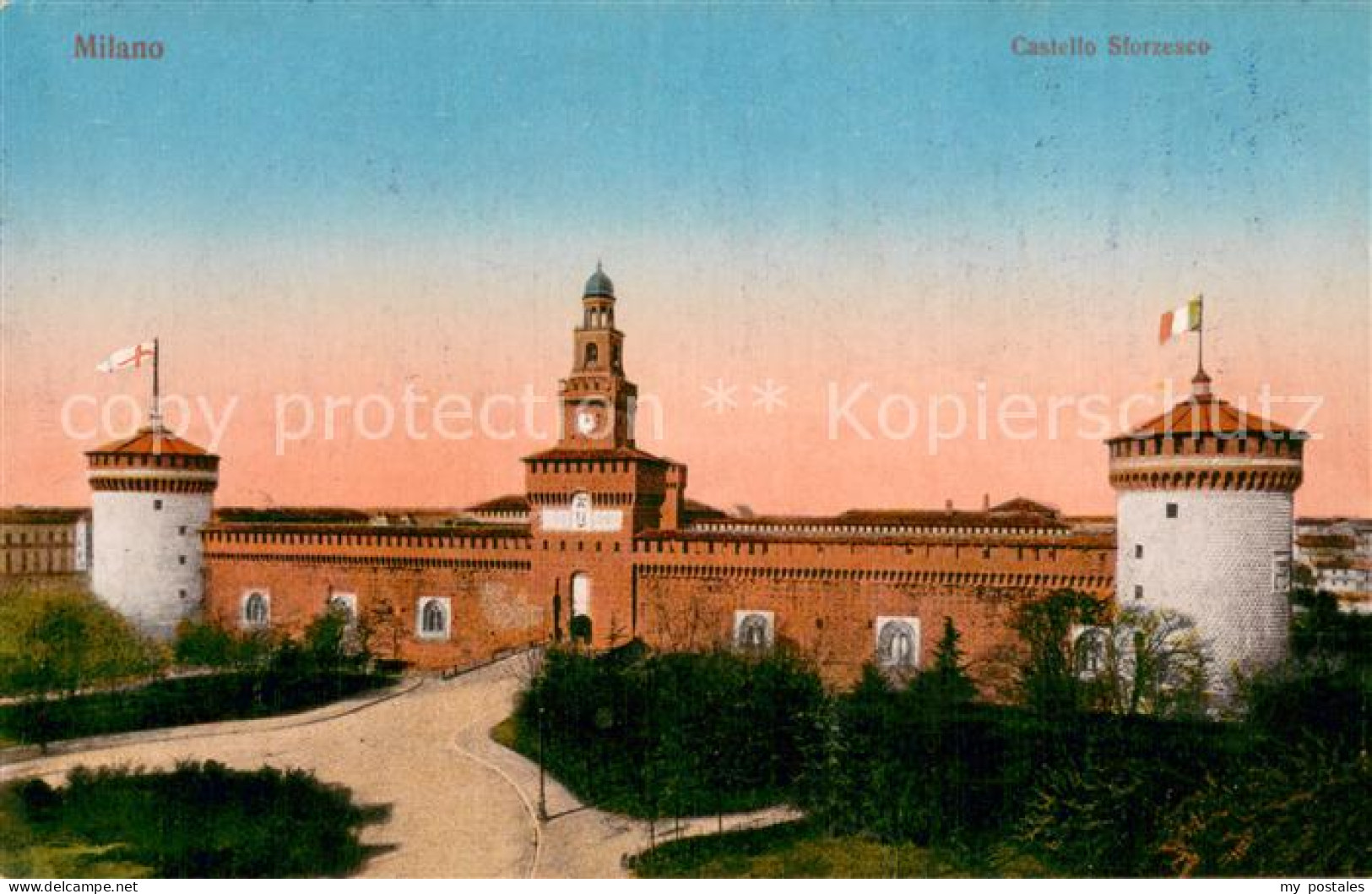 Milano Mailand IT Castello Sforzesco