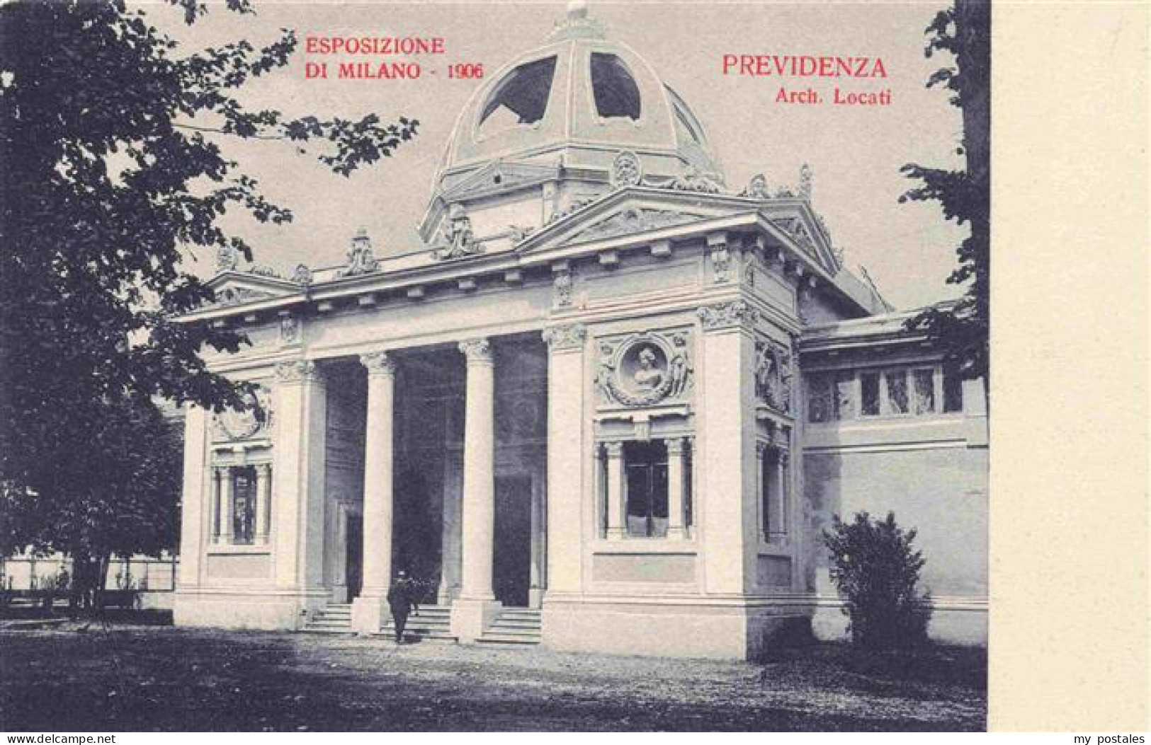 MILANO Mailand IT Esposizione di Milano 1906 Previdenza Cartolina Officiale