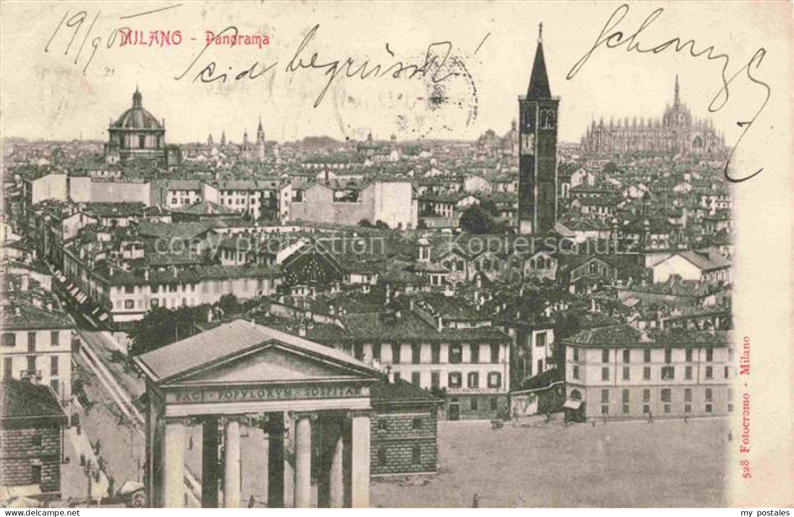 MILANO Mailand IT Panorama