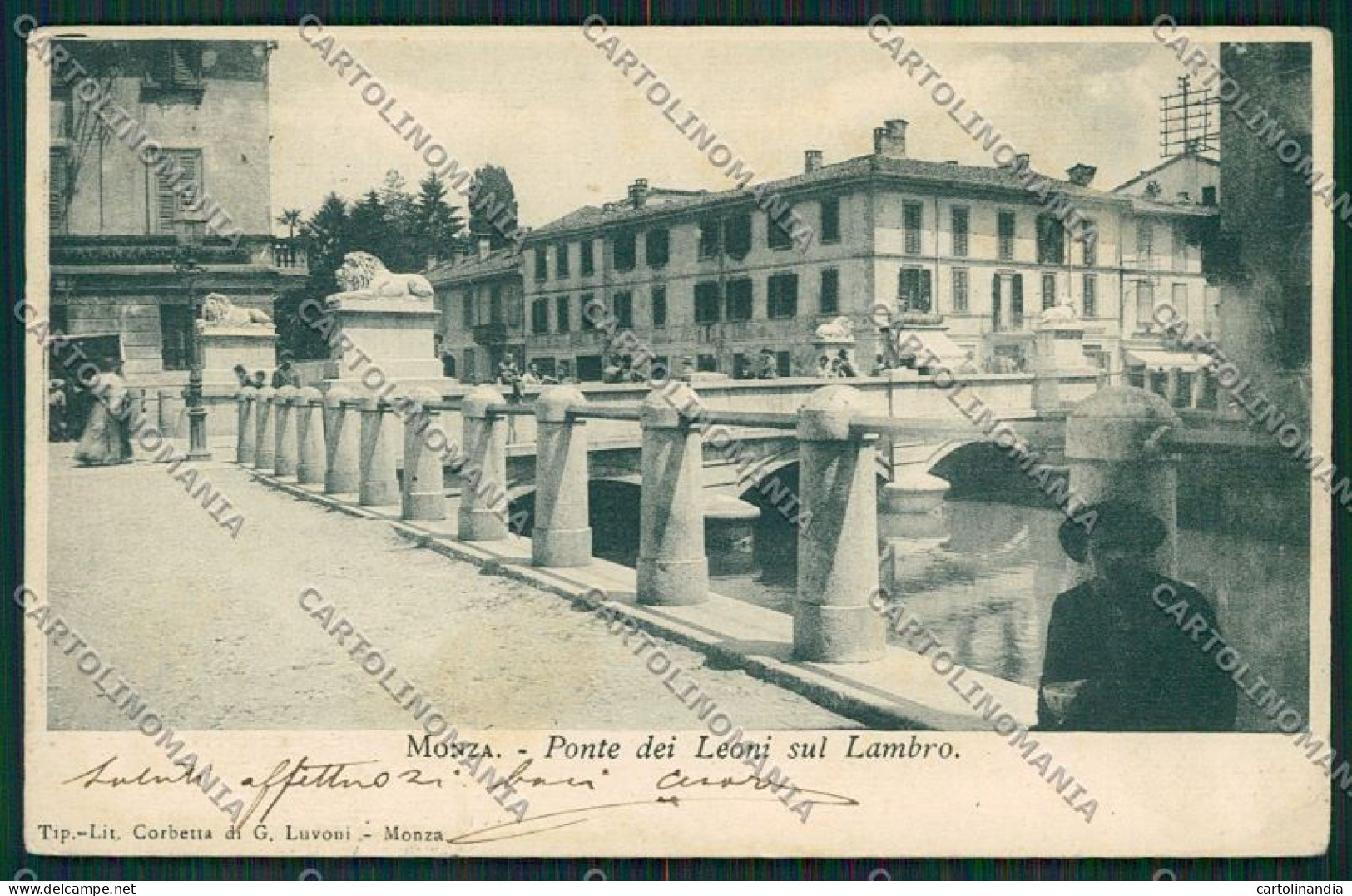 Milano Monza cartolina QQ8356
