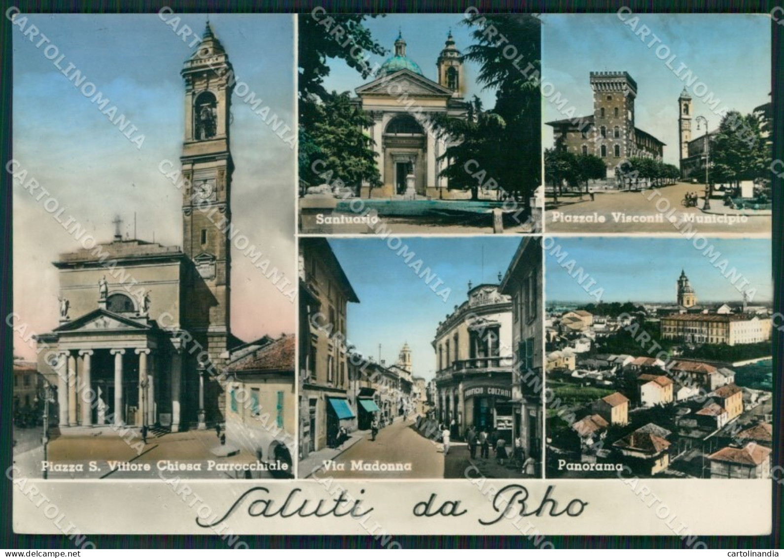 Milano Rho Saluti da Foto FG cartolina ZKM9097