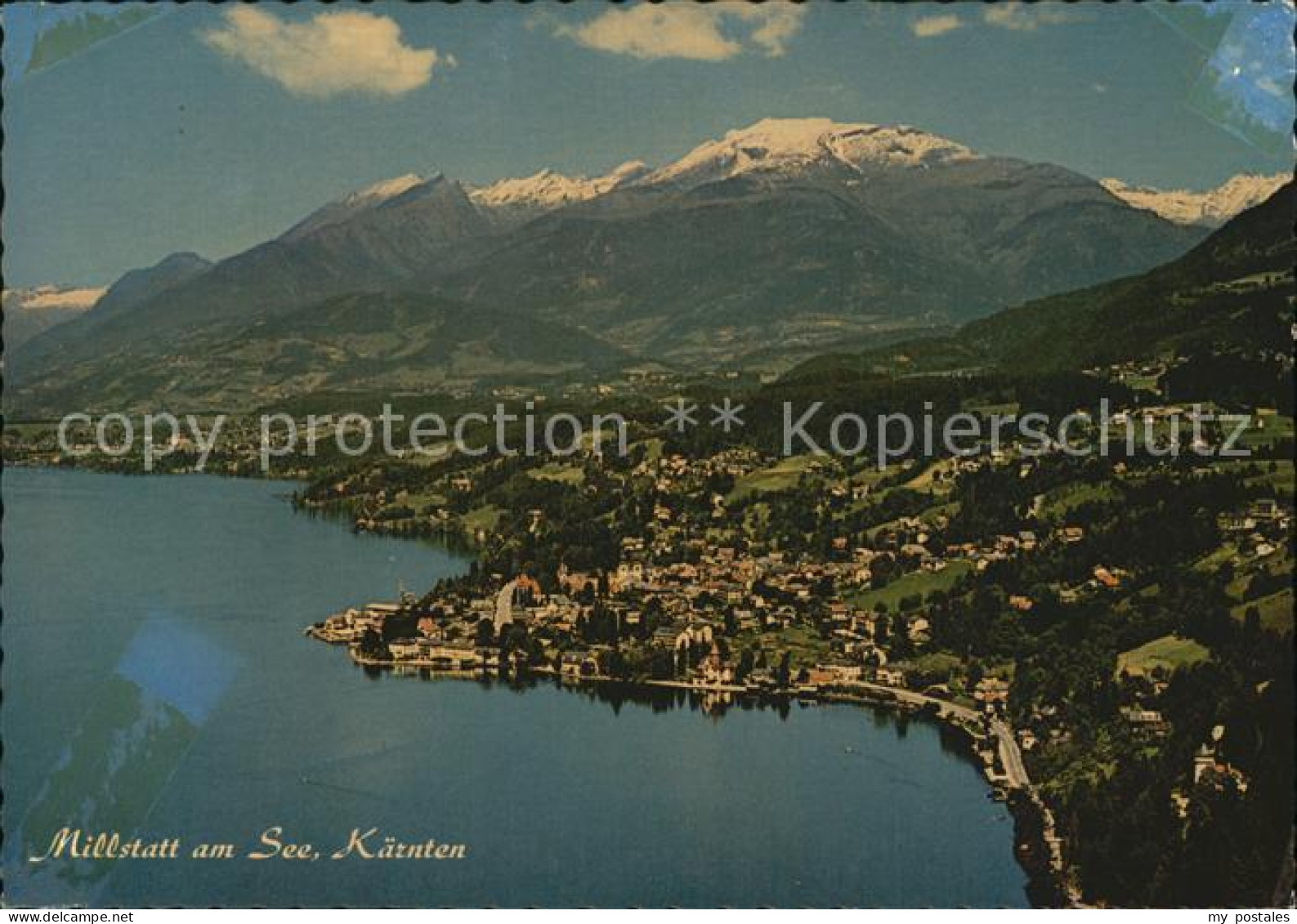 Millstatt Millstaettersee Fliegeraufnahme