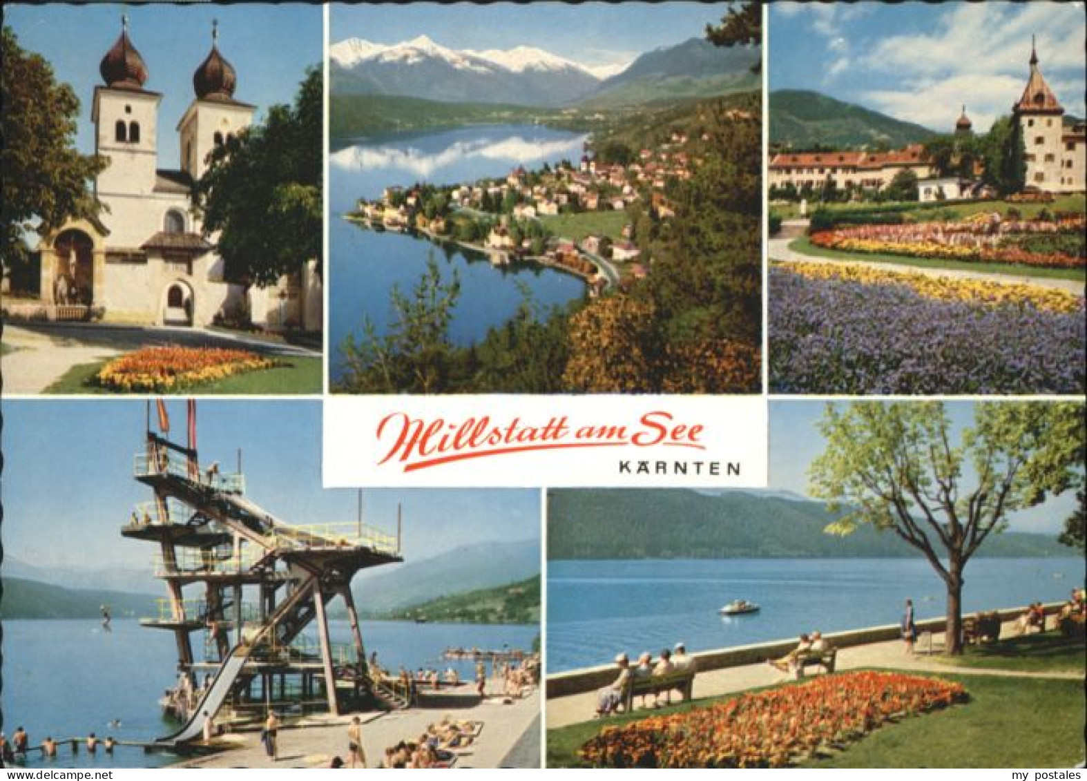 Millstatt Millstaettersee Millstatt See Kaernten Strandbad