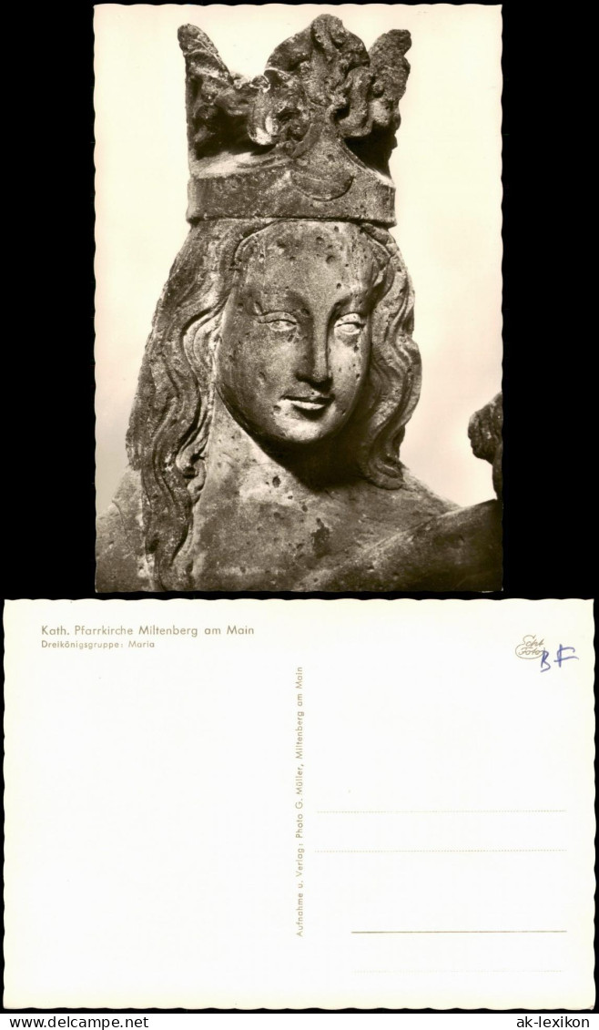 Miltenberg (Main) Kath. Pfarrkirche Dreikönigsgruppe Maria 1960