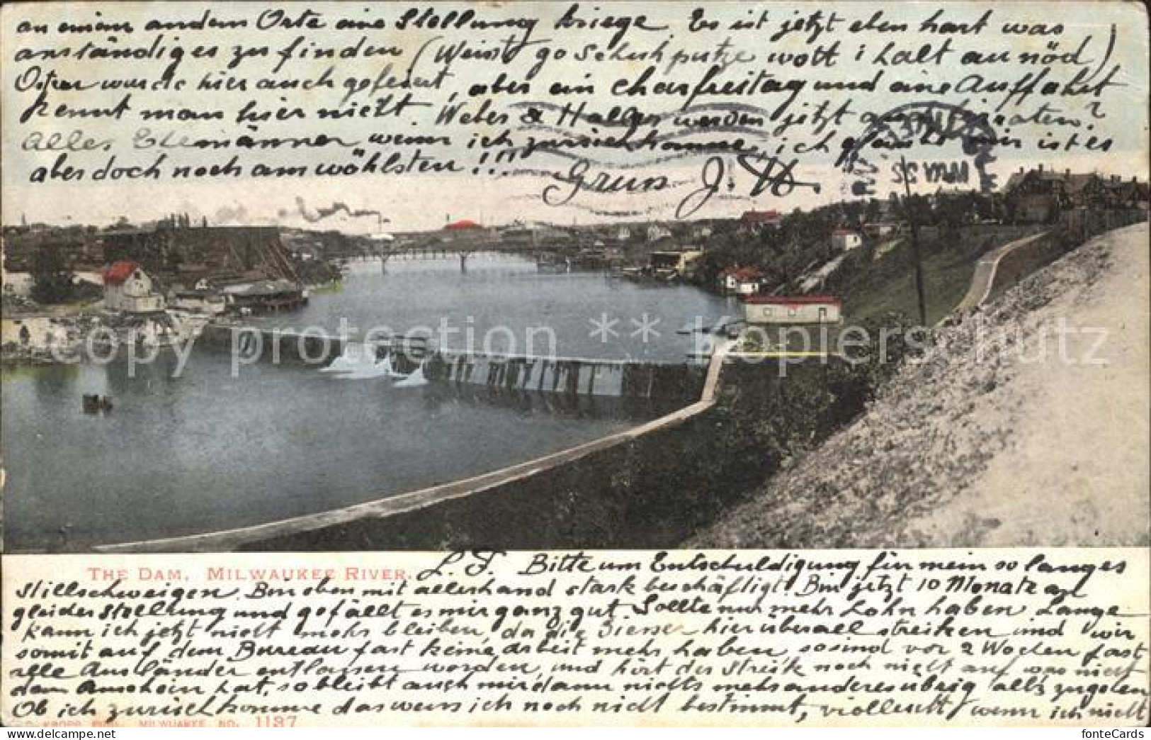 Milwaukee Wisconsin The Dam Milwaukee River