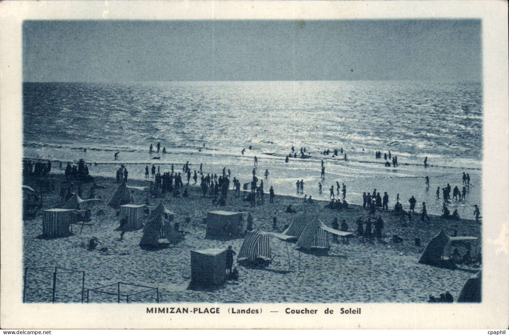 Mimizan plage CPA Coucher de soleil
